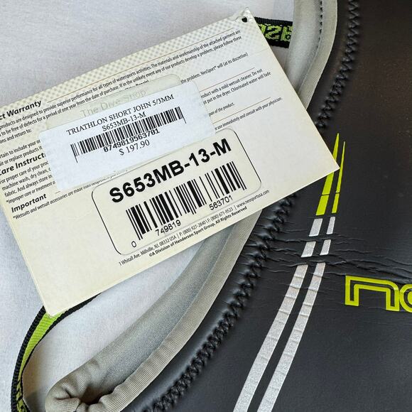 Neosport 5:3 MM Triathlon Short Wetsuit - Size Medium - Picture 3 of 7